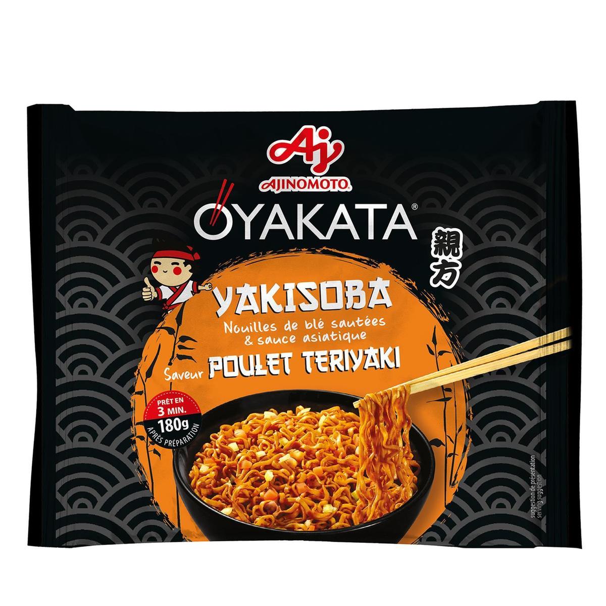 5901384508999 - Oyakata - Nouilles Sautées Yakisoba Poulet en sachet