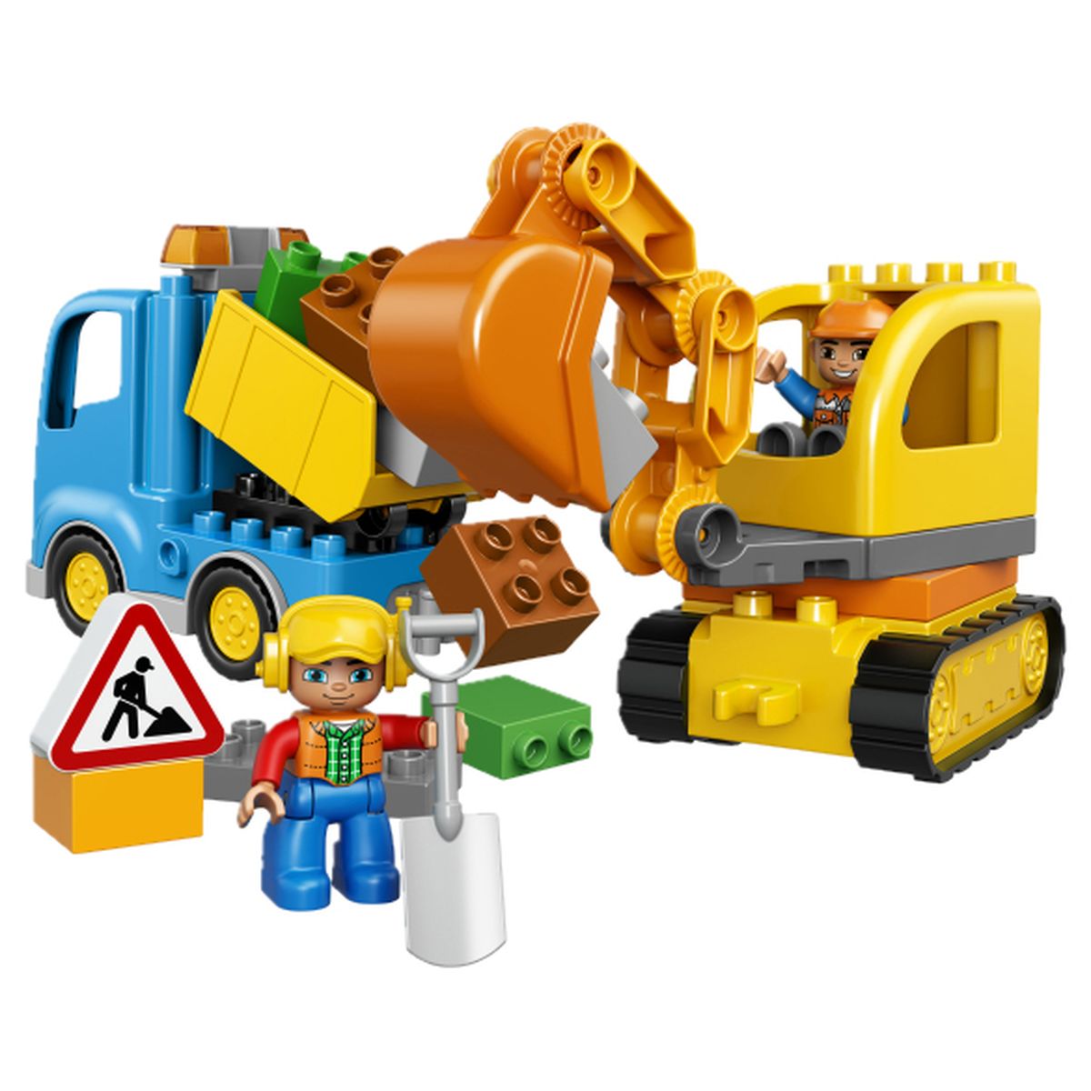 5702015599399 - LEGO® DUPLO® - 10812- Le camion et la pelleteuse