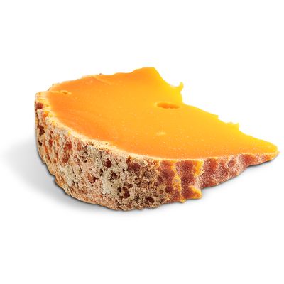 Androuet, Maître Fromager Mimolette Vieille 12 mois - Lait de vache pasteurisé, environ 500g