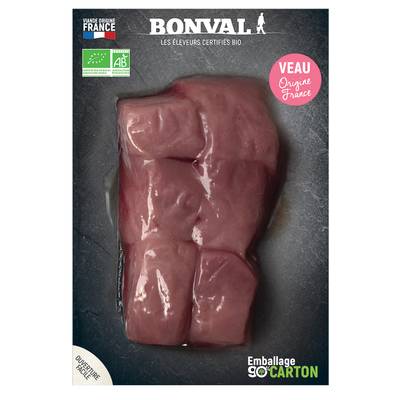 Bonval Sauté de Veau Bio, 300g