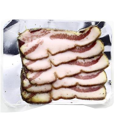 Le Chariot à fromages, Artisan Fromager Guanciale Lard en Tranche, environ 200g