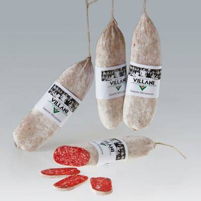 Le Chariot à fromages, Artisan Fromager Saucisson des Abruzzes, environ 250g