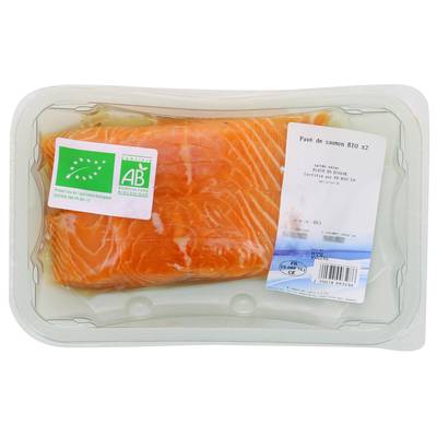 Norocéan Pavé de Saumon BIO, Environ 2X150g