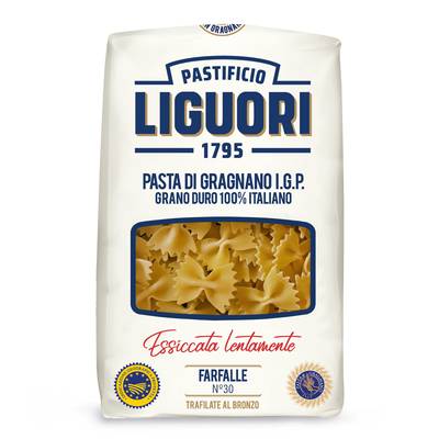 Pastificio Liguori Pâtes Farfalle IGP Gragnano Premium, 500g