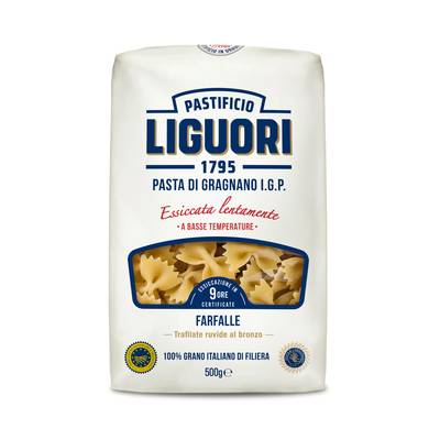 Pastificio Liguori Pâtes Farfalle IGP Gragnano Premium, 500g