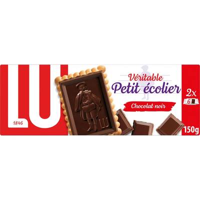 Lu Petit Ecolier Chocolat Noir, 150g