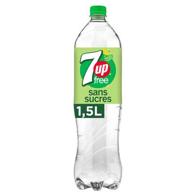 Seven-Up free Boisson gazeuse aromatisée sans sucre, 1,5L