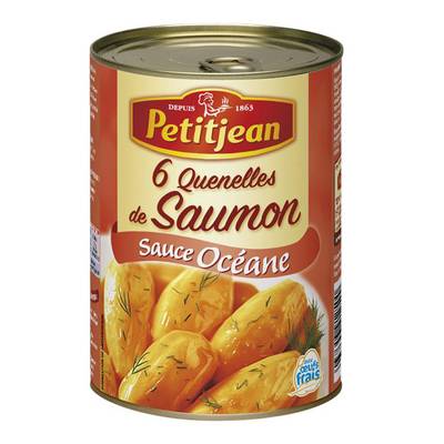 Petitjean 6 Quenelles de Saumon Sauce Océane, 400g
