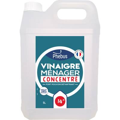 Phébus Vinaigre de nettoyage 14°, 5L