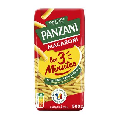 Panzani Pâtes Macaroni Cuisson Rapide, 500g