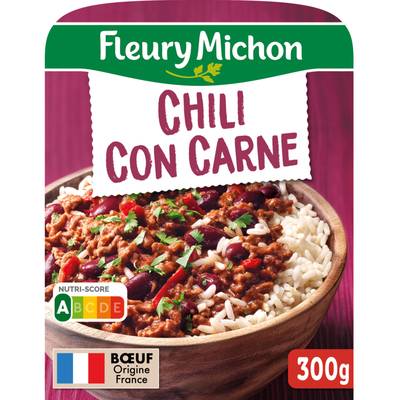 Fleury Michon Chili Con Carne et Riz Blanc, 300g