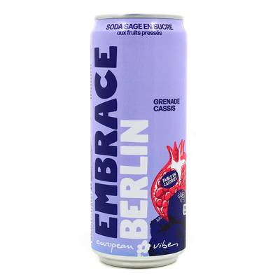Embrace Berlin Boisson Pétillante Grenade Cassis, 33cl