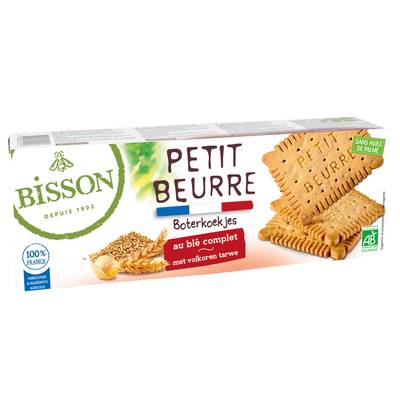 Bisson Petit beurre au blé complet bio, 150g
