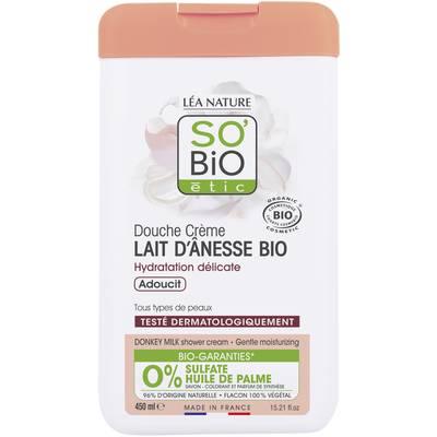 SO'BIO ETIC Crème de douche Lait d'ânesse bio, 450ml