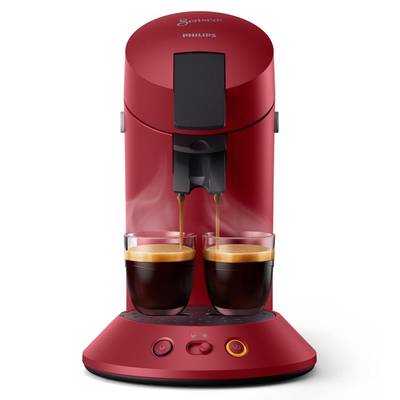 Philips Cafetière dosette Senseo Original Plus Rouge Intense - CSA210/91