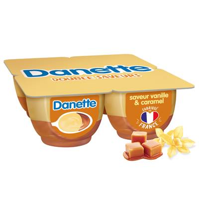 Danette Crème Dessert Vanille Caramel, 4x125g