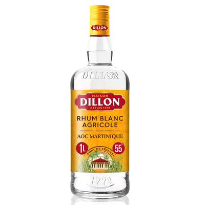 Dillon Rhum blanc 55°, 1L