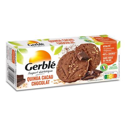 Gerblé Vitalité 12 Biscuits Quinoa Cacao, 132g