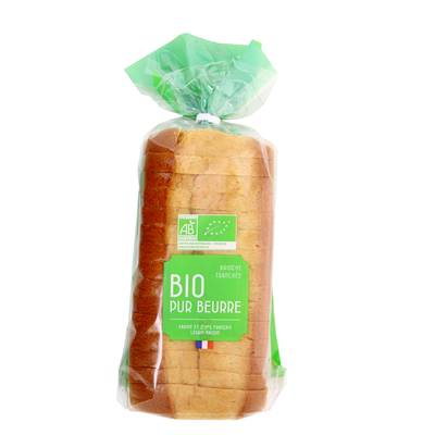 Brioches Fonteneau Brioche Tranchée Pur Beurre Bio, 400g