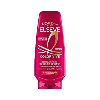 Elsève Après-shampoing Démêlant Soin Bouclier Couleur Cheveux Colorés, 400ml