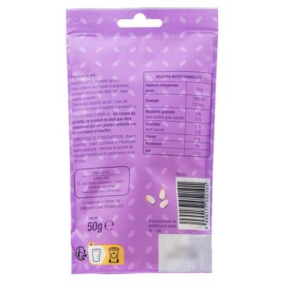 8435177052101 - Auchan - Pignons de Pin Décortiqués Sachet Refermable