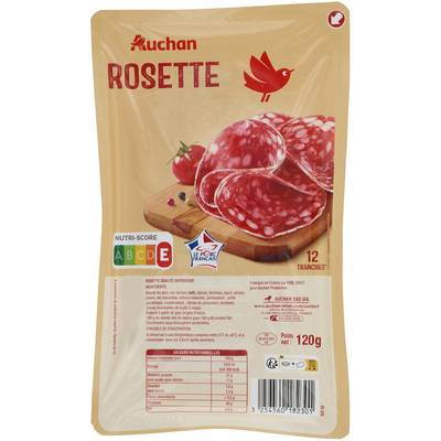 Auchan Rosette, 12 tranches - 120g