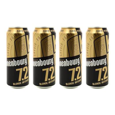 Kronenbourg Bière blonde forte 7,2°, 4x50cl