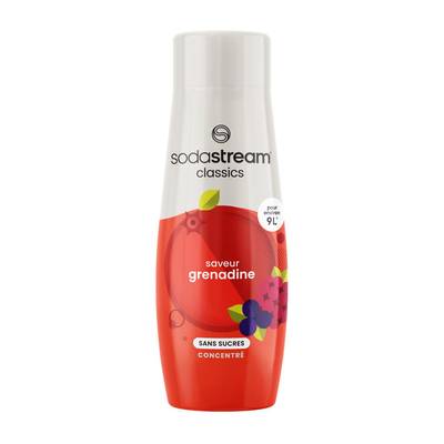 Sodastream Grenadine sans sucre- Sirop concentré spécial boisson gazeuse, 440ml