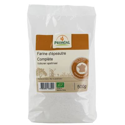 Priméal Farine complète d'épeautre, bio, 500g