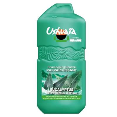 Ushuaïa Gel Douche Eucalyptus 2en1, 280ml