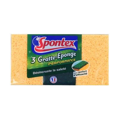 Spontex Éponges grattantes performance, 3 pièces