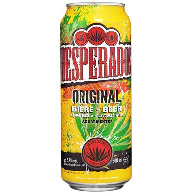Desperados Bière aromatisée à la tequila 5,9°, 50cl