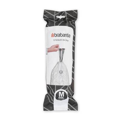Brabantia Sacs poubelle 60L - Taille M, 10 sacs de 60L - Taille M