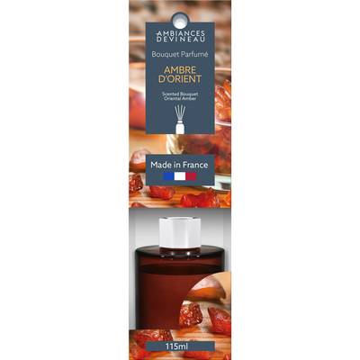 Ambiances Devineau Bouquet Déco Ambre d'Orient, 115ml