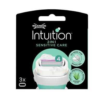 Wilkinson Lames de rasoir Sensitive Care Savon 2en1, 3 lames