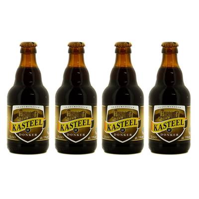 Kasteel Bier Bière brune 12°, 4x33cl