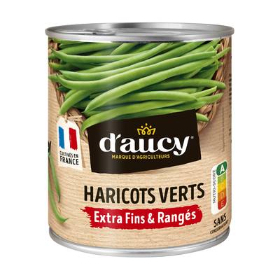 D'aucy Haricots Verts Extra Fins, 440g