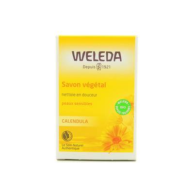 Weleda Savon végétal Bio au Calendula, 100g