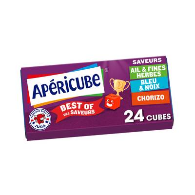 Apéricube Mini fromages Best of, 24 cubes - 125g