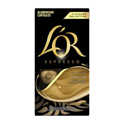 L'or Espresso Expresso saveur vanille  x10, 10 capsules