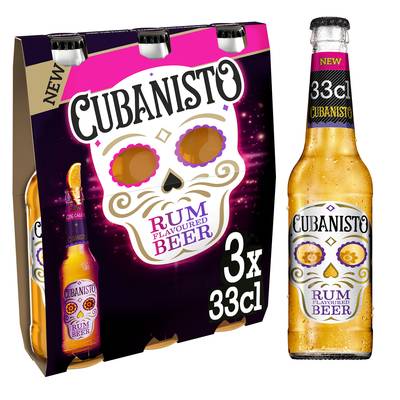 Cubanisto Bière aromatisée au rhum, 3x33cl