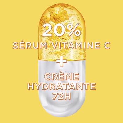 3600542449601 - Garnier - Sérum Crème Vitamine C 2en1 Booster d'éclat