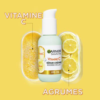 3600542449601 - Garnier - Sérum Crème Vitamine C 2en1 Booster d'éclat