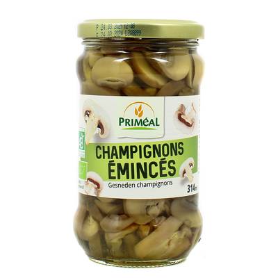 Priméal Champignons émincés, Bio, 170g