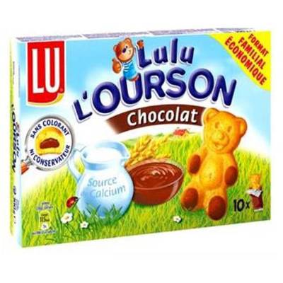 Lu Lulu l'Ourson Chocolat au Lait, 300g