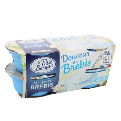 Petit Basque Douceur de brebis nature, 4x100g