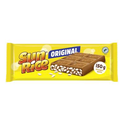 Sunrice Tablette Chocolat, 150g