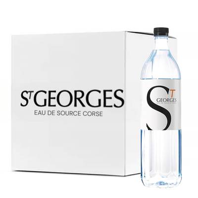 St Georges Eau de source plate, 12x1,5L