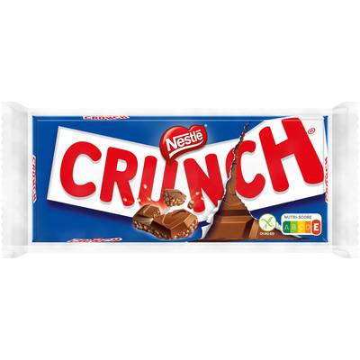 Crunch Chocolat au Lait et Riz Soufflé, 2x100g