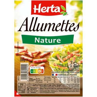 Herta Allumettes Natures, 200g